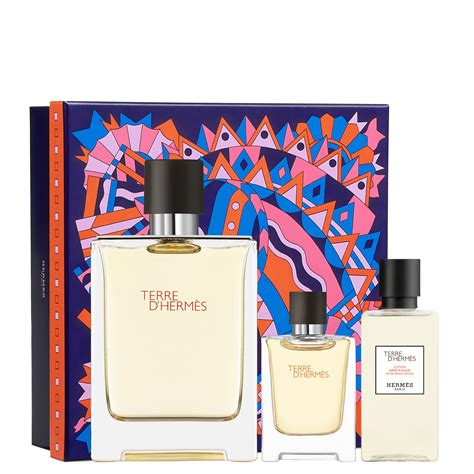 hermes perfume discovery set|hermes terre d'hermes gift set.